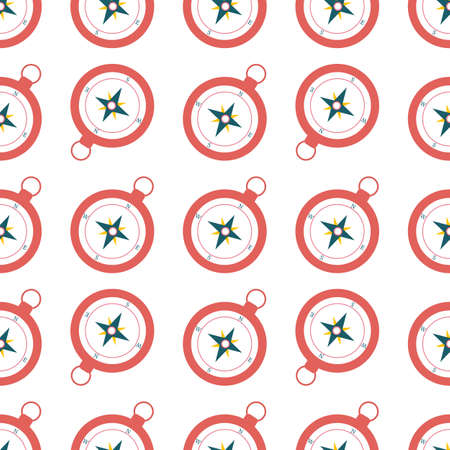 Compass pattern for use on a white backgroundのイラスト素材