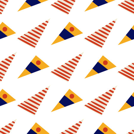 Abstract pattern of triangles on a whiteのイラスト素材