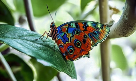 This image is perfect for use in nature-related projects, insect studies, gardening articles, environmental publications, and artistic visuals that highlight the diversity of wildlifeの素材