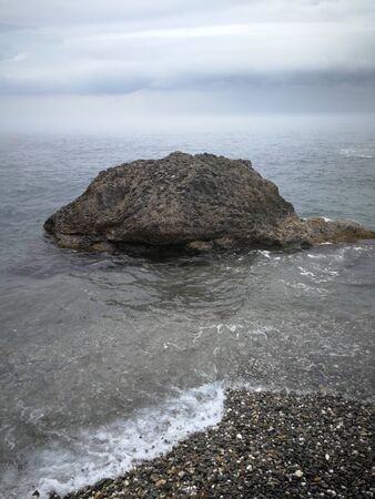 A collection of natural seascapes, mountain valleys, and lagoons without people.の写真素材