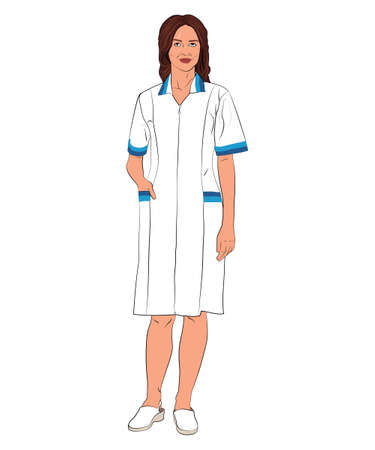 The illustration of medical clothesのイラスト素材