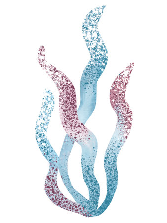 Watercolor abstract background. Hand-drawn illustration for your design.の写真素材