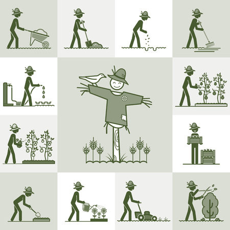 Gardeningのイラスト素材