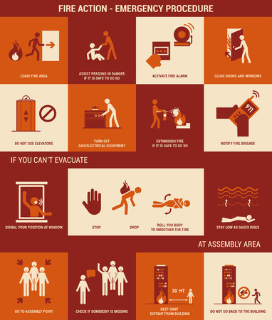 Fire safetyのイラスト素材