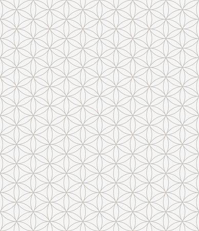 Flower of life seamless pattern, sacred geometry and esoteric symbolsのイラスト素材