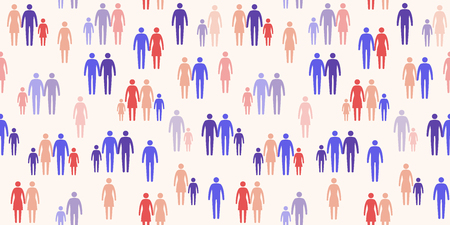 Different family types, sexual orientation and societyのイラスト素材