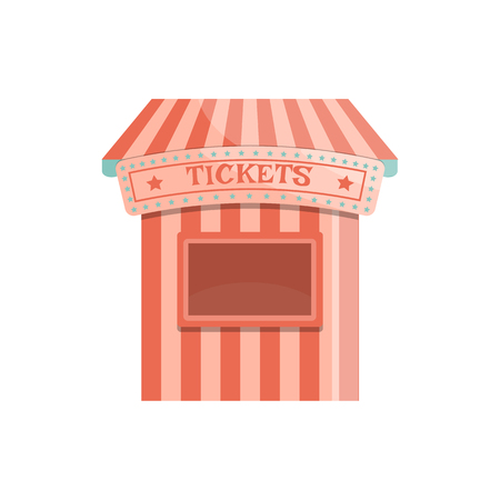Cartoon ticket office icon. Isolated vector illustration.のイラスト素材