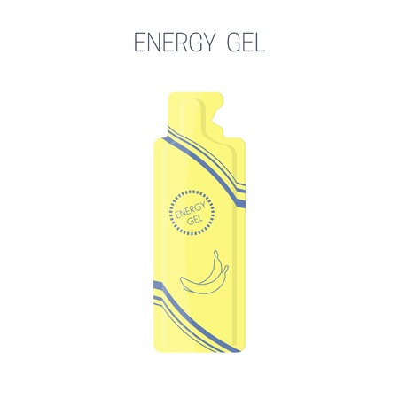 Energy sport gel packet icon. Vector illustrationのイラスト素材