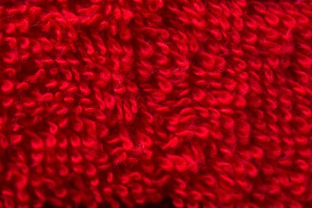 Terry cloth of smooth dyeingの写真素材