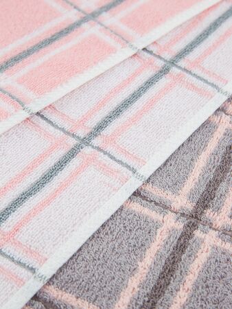 multi-colored soft cotton bath towelの写真素材