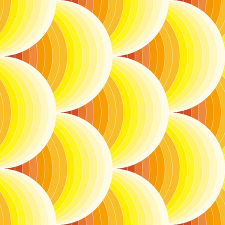 seamless pattern of colored circles and sectors, backgroundのイラスト素材
