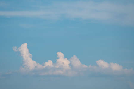 blue sky with white clouds on a Sunny summer day