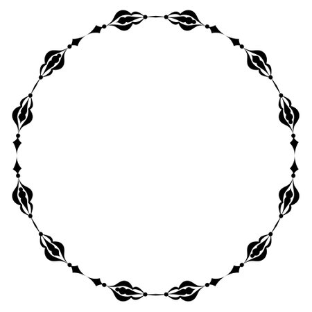 vector frames black on a white backgroundのイラスト素材