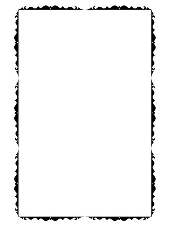 vector frames black on a white backgroundのイラスト素材