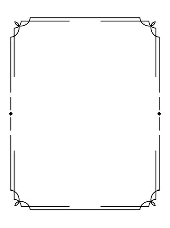 vector frames black on a white backgroundのイラスト素材