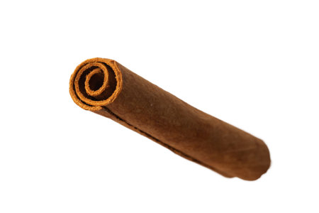 cinnamon stick isolated on a white background, spices, seasonings