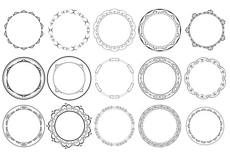 vector framesのイラスト素材