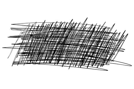 pencil hatching, abstract background, hand drawingのイラスト素材