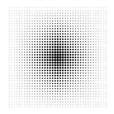 geometric abstract background halftone transition with circles, vectorのイラスト素材