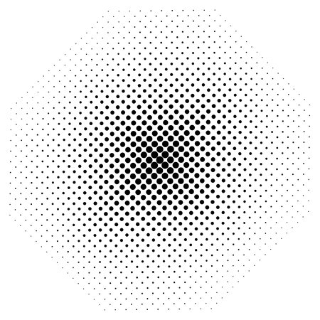 geometric abstract background halftone transition with circles, vectorのイラスト素材
