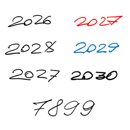 Inscriptions in Russian for the design of graduation albums "graduation album", "our class", "graduation"のイラスト素材