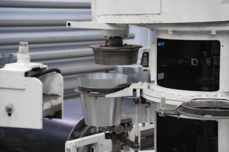 areas for the production of tableware made of sheet iron, buckets for water, conveyor belt