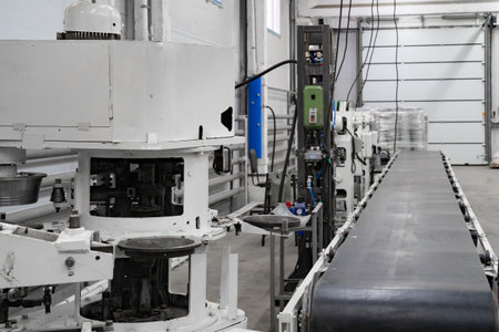 areas for the production of tableware made of sheet iron, buckets for water, conveyor belt