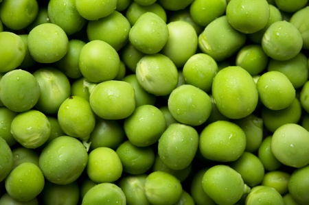 Fresh peas backgroundの写真素材