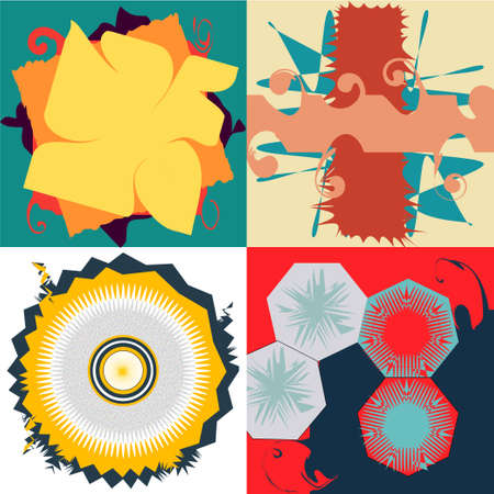 modern and original tile. Wonderful decorationのイラスト素材