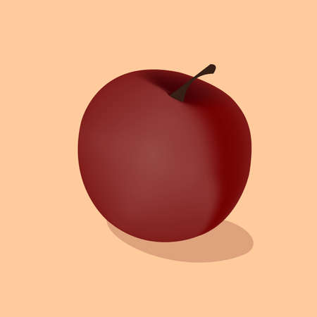 red appleのイラスト素材