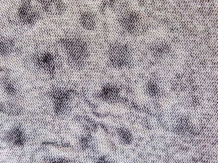 Seamy side of knitted spotted fabricの写真素材