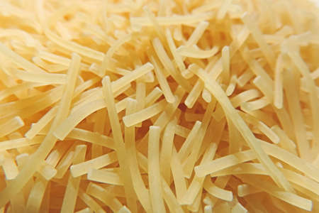Pasta small items noodles made from durum wheat flour, semiproduct, dry and hard