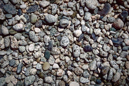Sea Stones Background, Texture Pebbleの写真素材