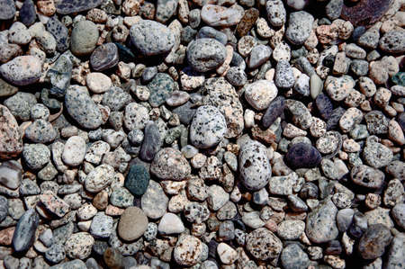 Sea Stones Background, Texture Pebbleの写真素材
