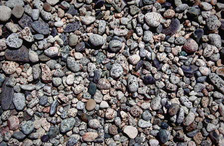Sea Stones Background, Texture Pebbleの写真素材