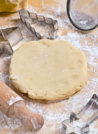 Making Christmas Cookiesの写真素材