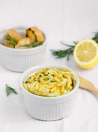 White Bean Spread, Bean Pate, White Bean Dip, Spreads Recipeの写真素材