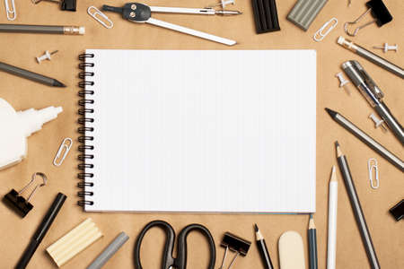 School or office suppliesの写真素材