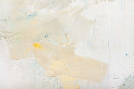 The texture of the canvas, coated with oil paints. Light pastel colors, copy space. The concept of a...