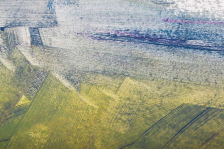 Canvas covered with oil paints.の写真素材