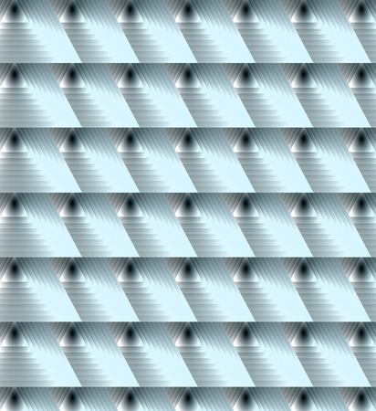 Turquoise background with striped trianglesの写真素材