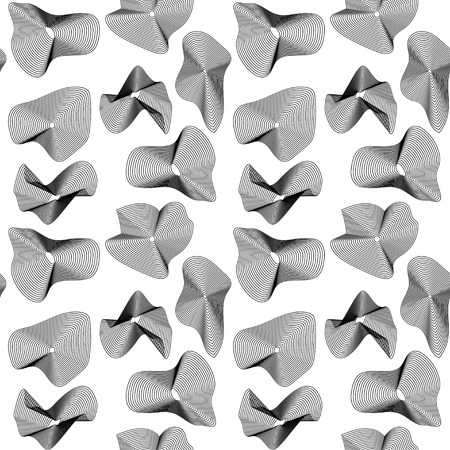 The pattern of the black guilloche elements