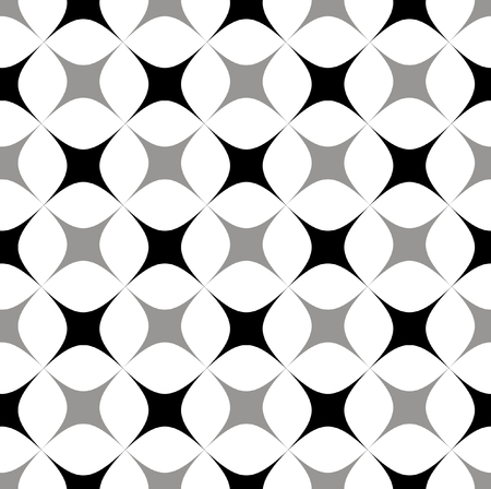 The pattern of gray and black stylized squares. Vector seamlessのイラスト素材