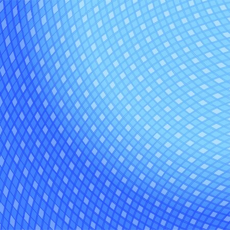 Abstract blue background mesh. Diagonal wave techno vector backgroundのイラスト素材