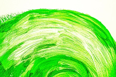 Bright green white arc acrylic backgroundの写真素材