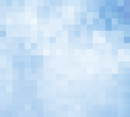 Pale blue mosaic background. Checkered vector backgroundのイラスト素材