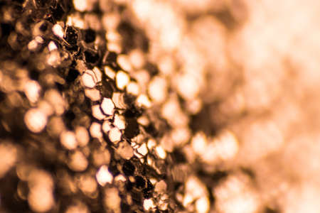Gold sequins in close upの写真素材
