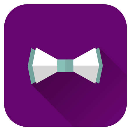 Vector Illustration Of Bow Tie Icon in flat styleのイラスト素材