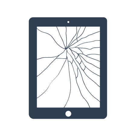The gadget is in need of repair screen.のイラスト素材