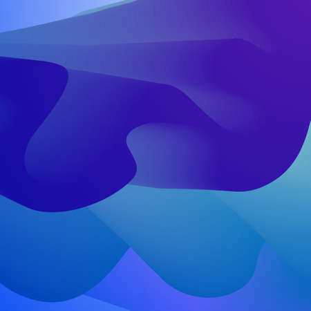 Abstract Design Creativity Background of Blue Waves. Frame with space for text. Smooth wave. Sea...